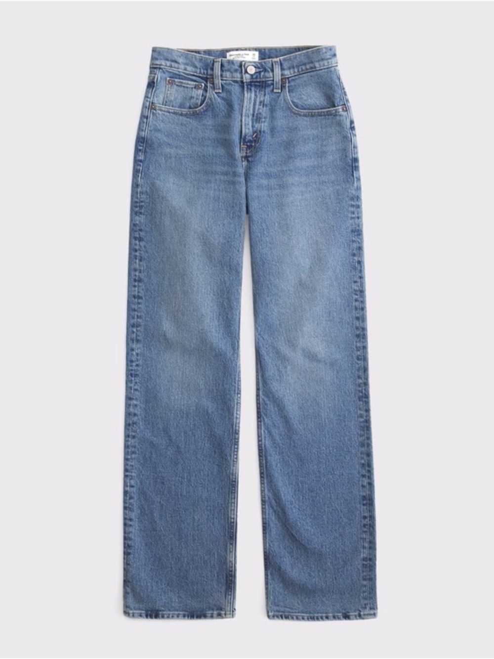 Abercrombie high rise 90s relaxed straight leg jeans 8/29